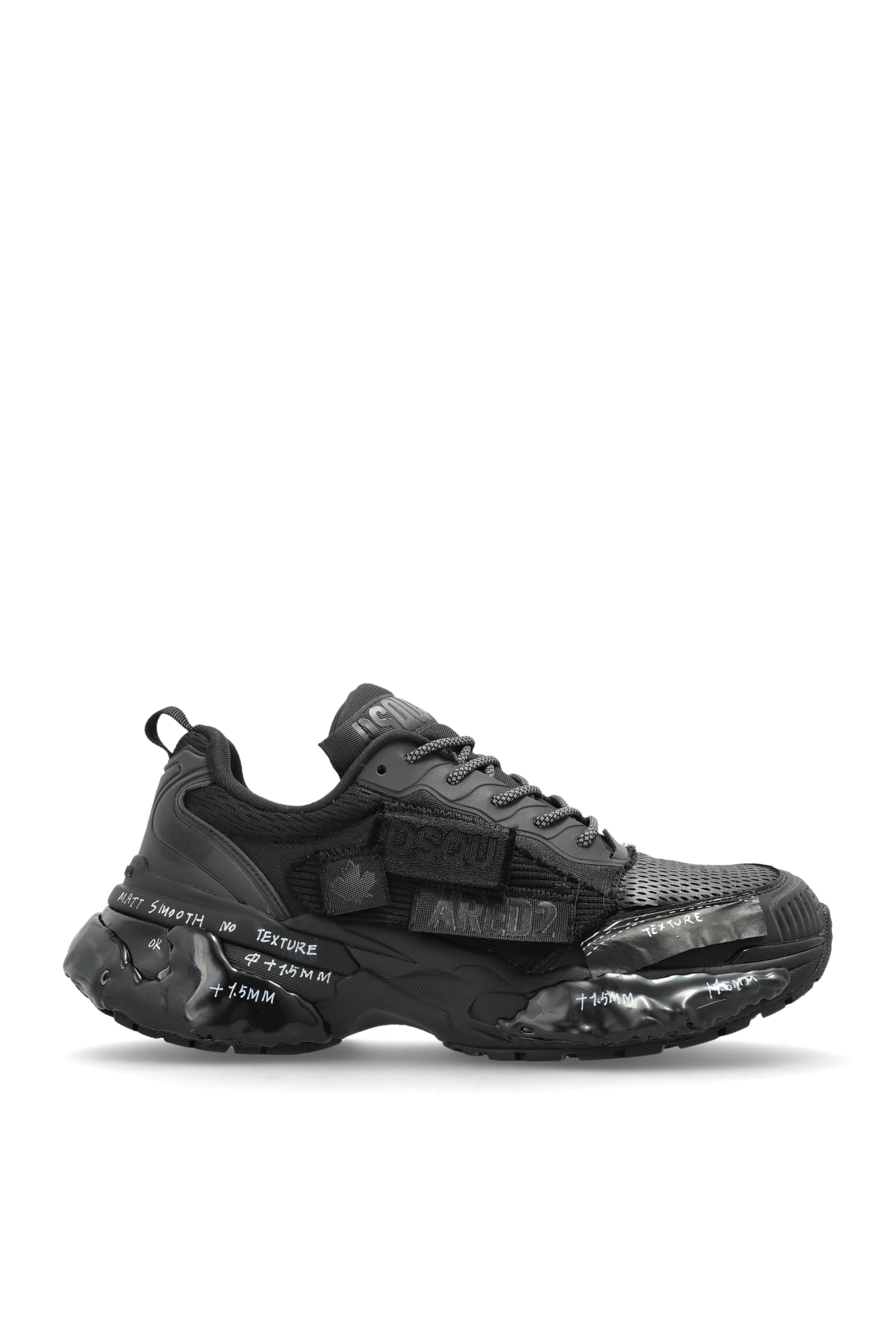 マラカスDSQUARED2 ブラック 上Lサイズ Dsquared2 'Faster' sports shoes | Men's | Vitkac